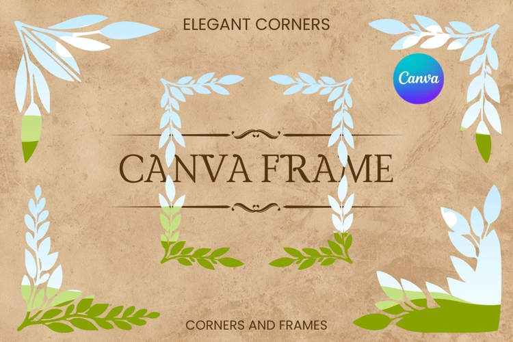 Elegant Corners Canva Frame Decorative Photo Frame Border_48