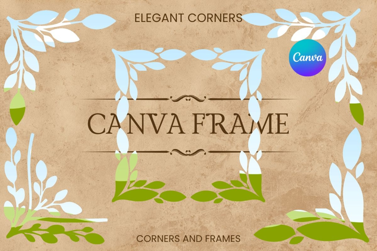 Elegant Corners Canva Frame Decorative Photo Frame Border_49