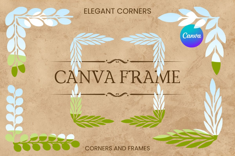 Elegant Corners Canva Frame Decorative Photo Frame Border_50
