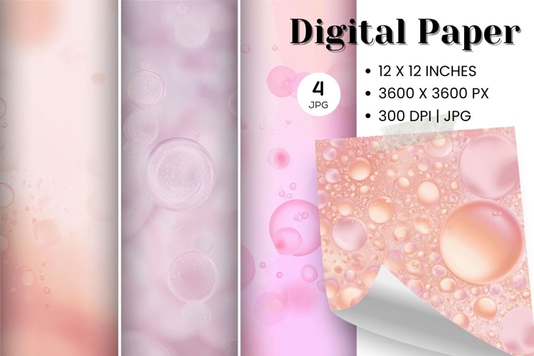 Rainbow Bubble Background Wallpaper Digital Paper_6