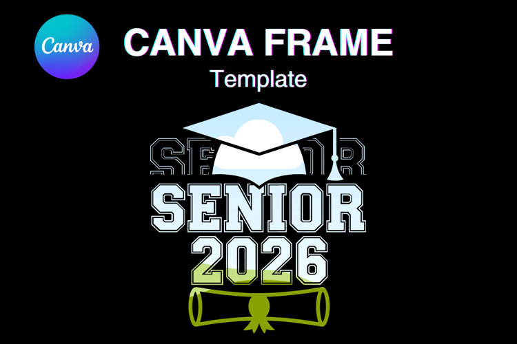 Senior 2026 Canva Frame Varsity Sport Graduation Add Photo_6