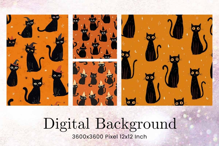 Halloween Pattern Background Scare Horror Ghost Wallpaper_61