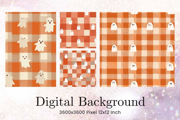 Halloween Pattern Background Scare Horror Ghost Wallpaper_64