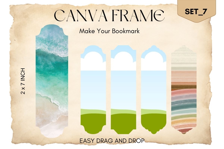 Bookmark Canva Frame Template Fill Your Own Editable Photo_7