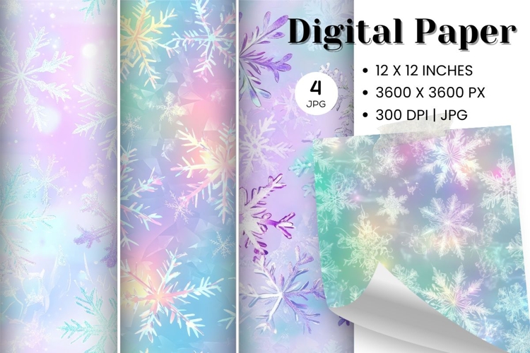 Purple Snowflake Bokeh Sparkle Christmas Background Backdrop