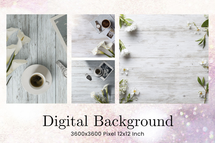Wooden Floral Background Wood Flower Vintage Wallpaper_8