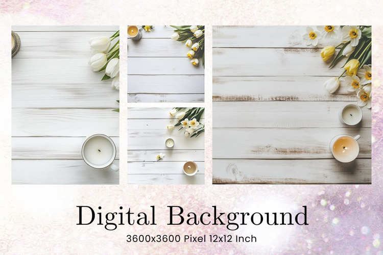 Wooden Floral Background Wood Flower Vintage Wallpaper_9