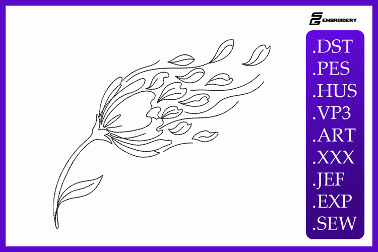 Embroidery Flower Designs Image 19