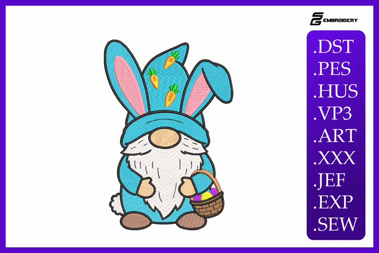 Bunny Embroidery Image 8