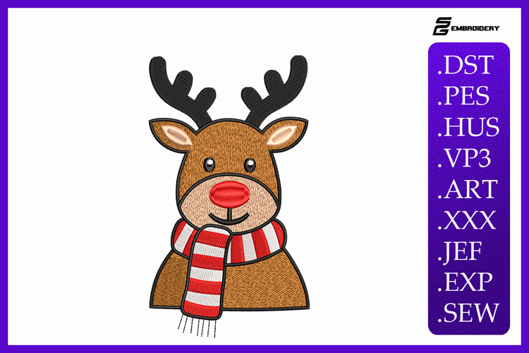 Deer Embroidery Designs Image 2