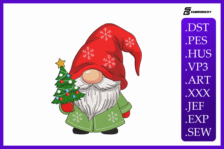 Gnome Embroidery Designs Image 20