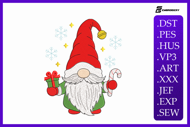 Gnome Embroidery Designs Image 10