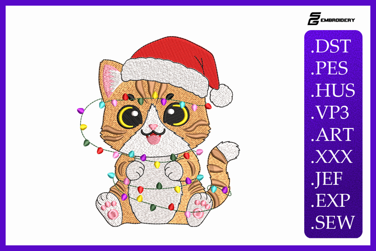 Cat Embroidery Designs Image 9