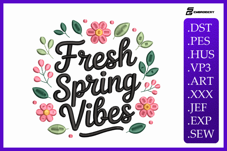 Little Spring Joy Machine Embroidery Designs