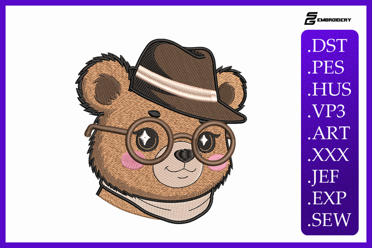 Stylish Teddy Bear Embroidery Designs For Machine