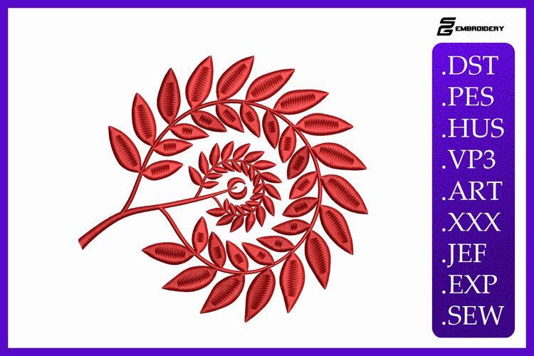 Plant Embroidery Image 10