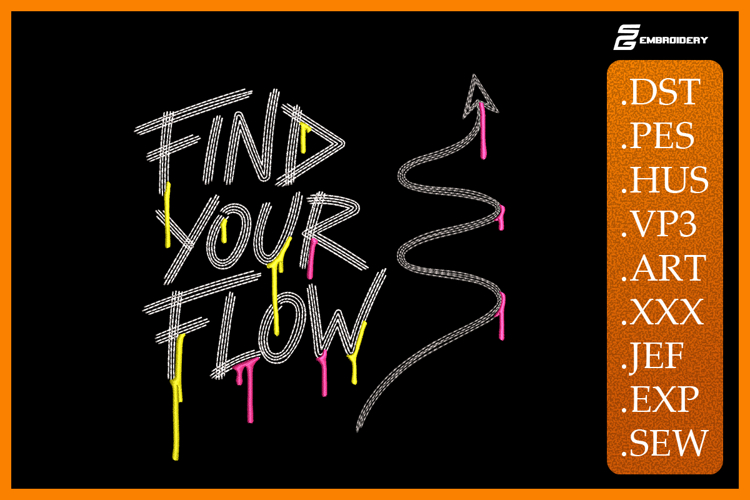 Find Your Flow Embroidery Designs For Machine