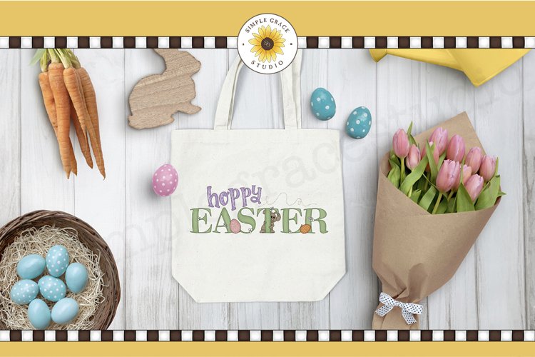 Hoppy Easter Sublimation PNG File