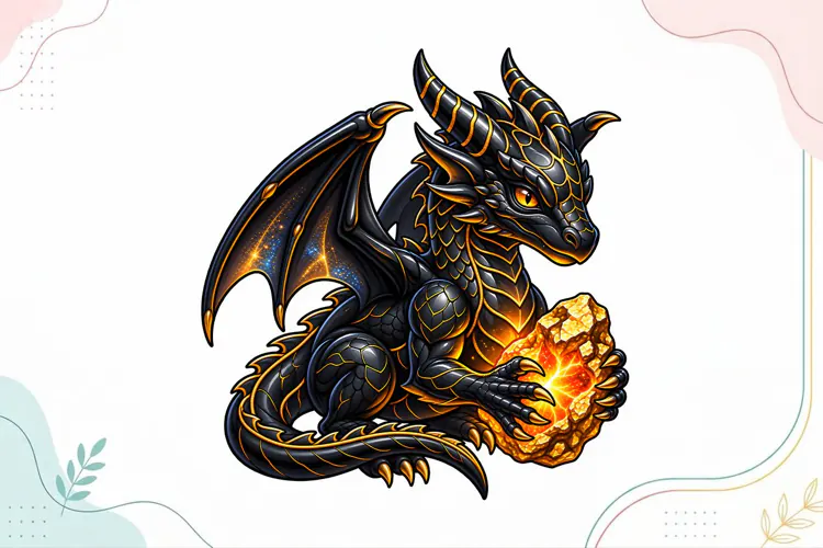 Fantasy Dragon Sticker