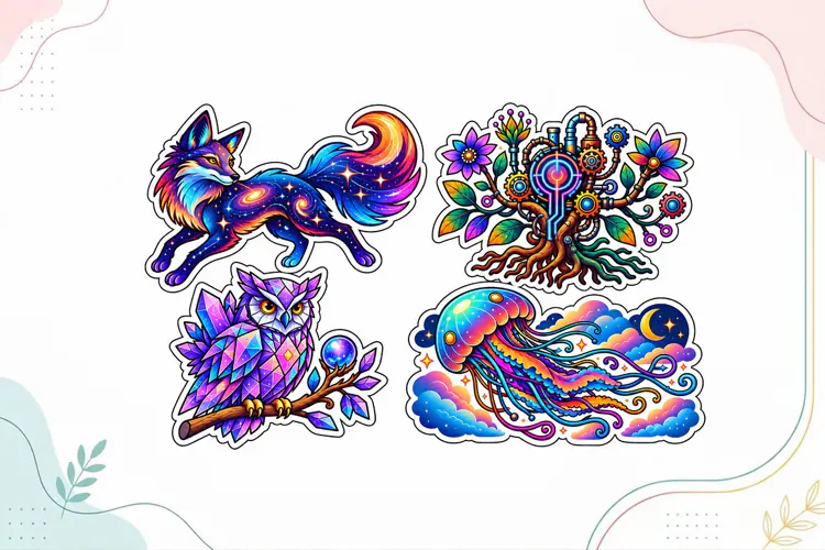 Cosmic Fantasy Stickers