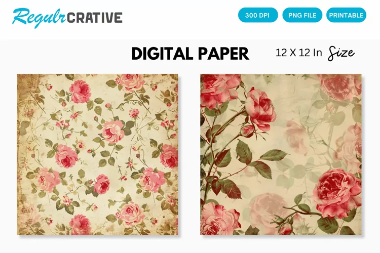 Shabby Chic Digital Paper