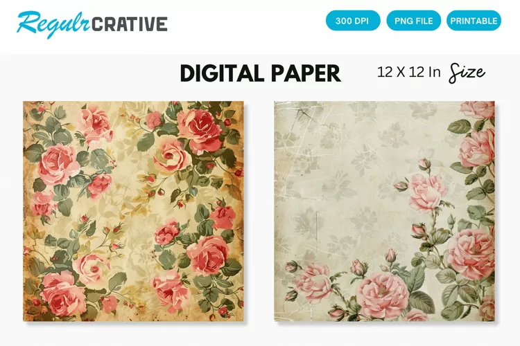 Shabby Chic Digital Paper