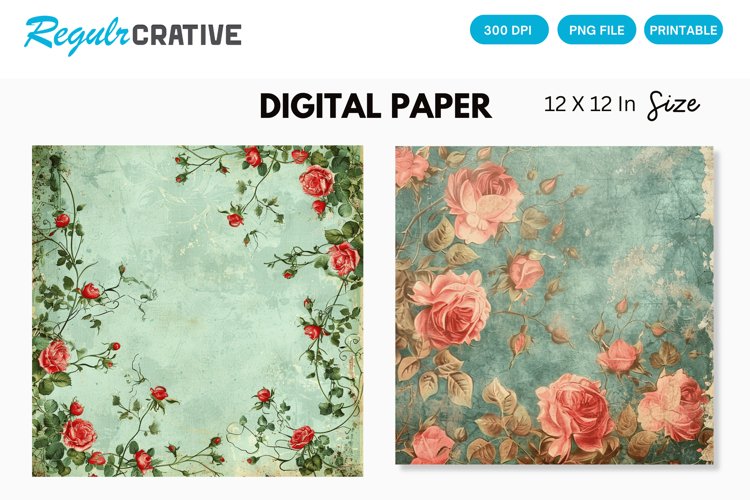 Shabby Chic Digital Paper