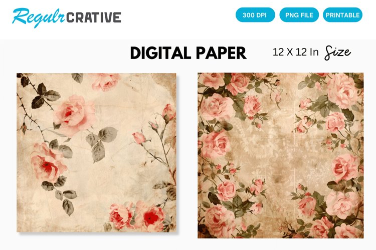 Shabby Chic Digital Paper