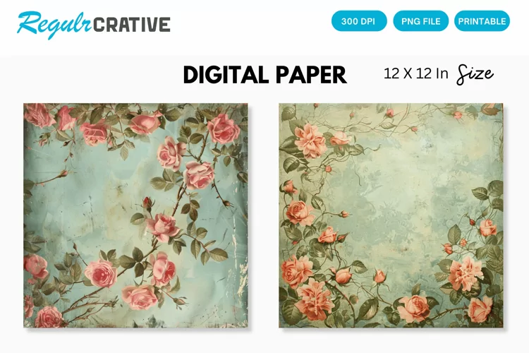 Shabby Chic Digital Paper