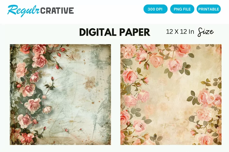 Shabby Chic Digital Paper