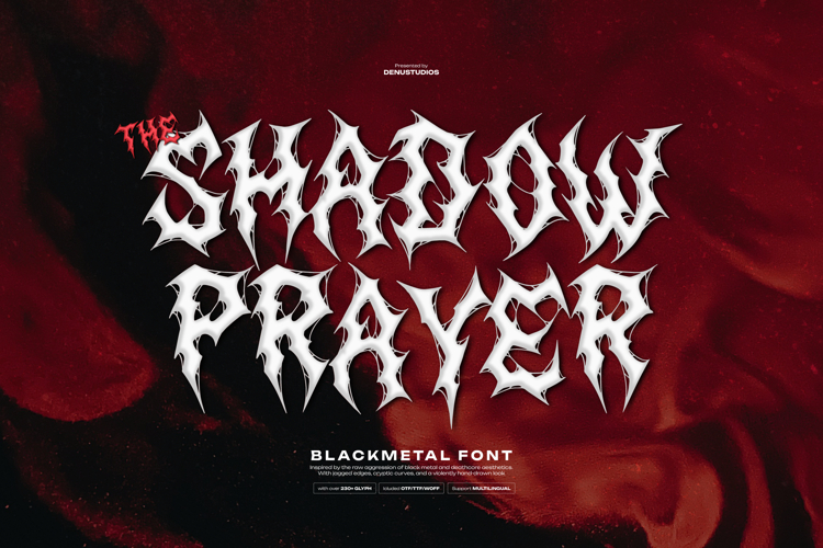 Shadow Prayer | Black Metal Font