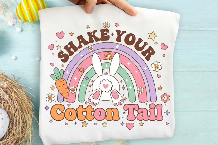 Shake Your Cotton Tail Sublimation Png