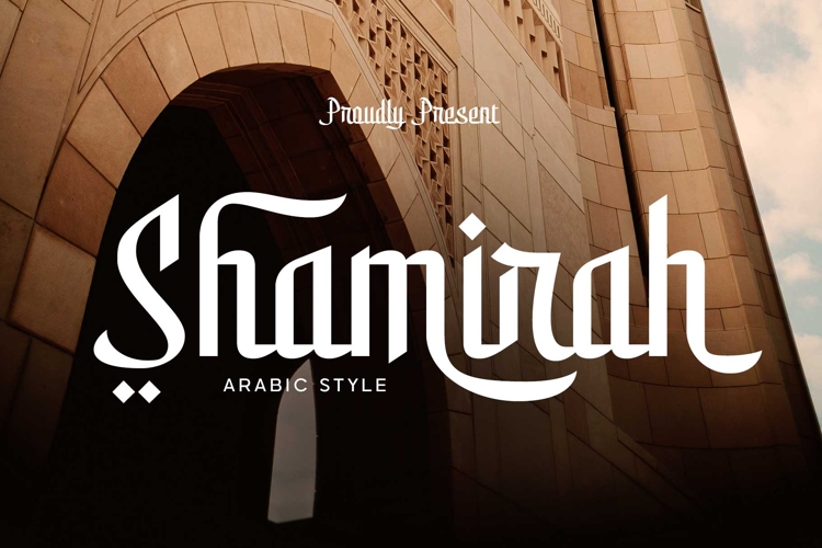 Shamirah Arabic Style Display Font