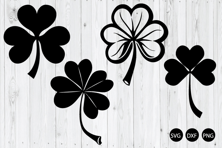 Shamrock SVG, Four-Leaf Clover SVG, St. Patricks Day SVG