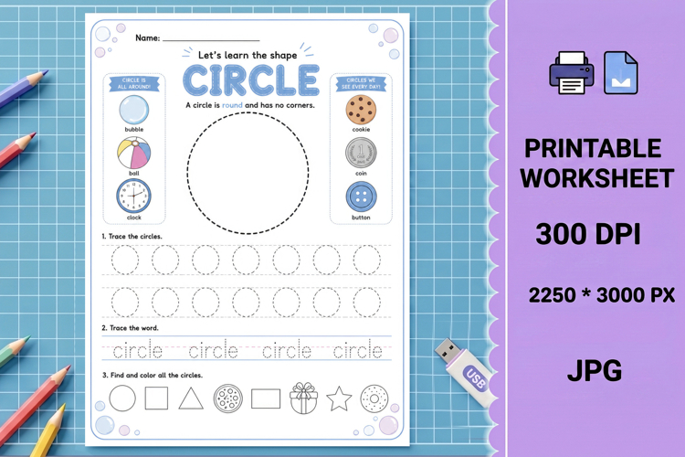 Preschool Printable Worksheet Image 13