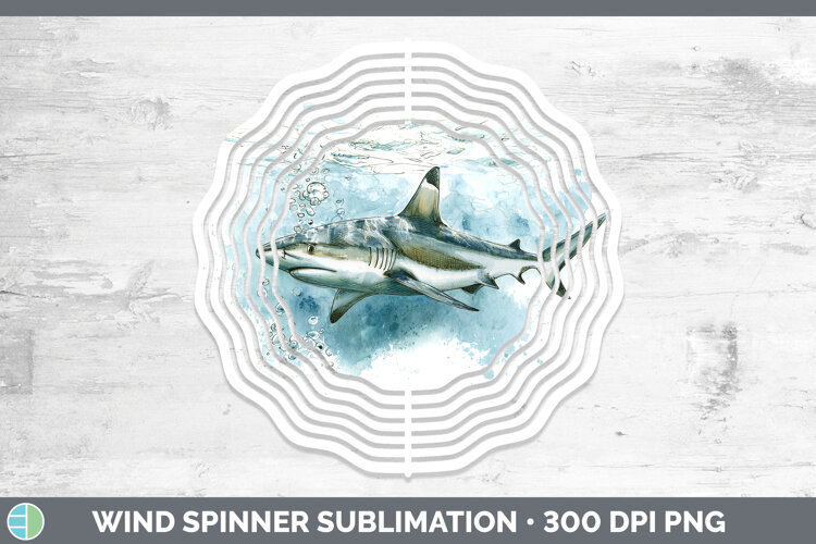 GorgeousShark Sketch Wind Spinner design.