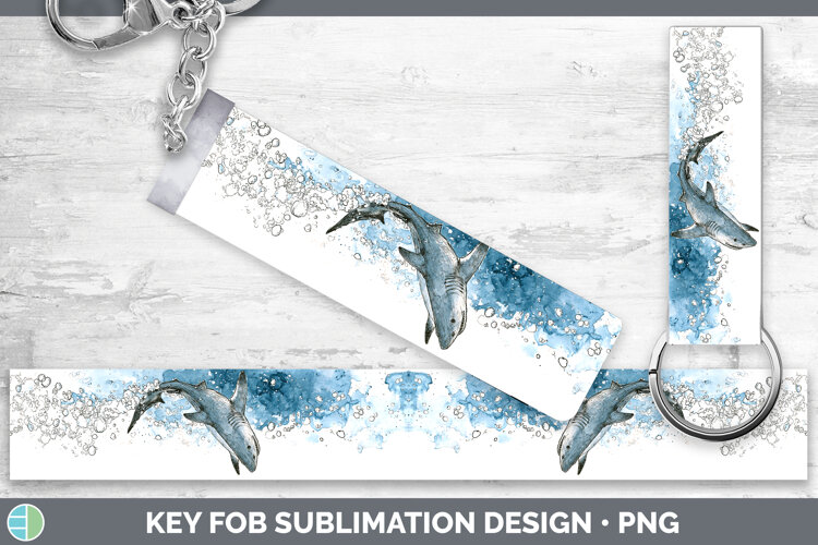 GorgeousShark Sketch Key Fob design.