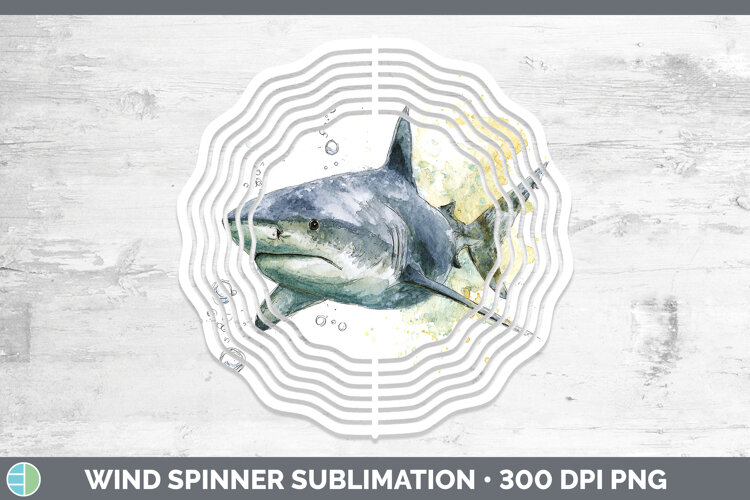 GorgeousShark Sketch Wind Spinner design.