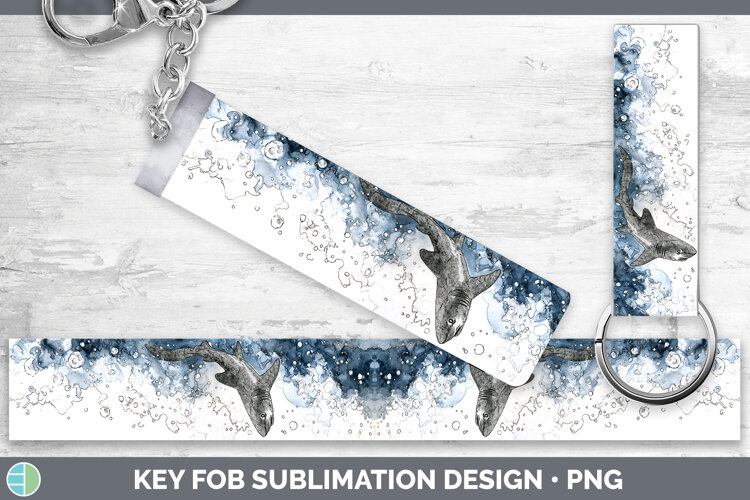 GorgeousShark Sketch Key Fob design.