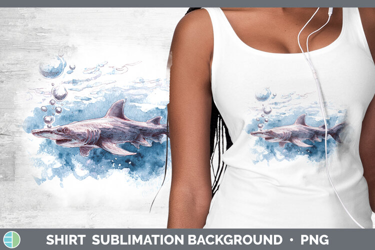 GorgeousShark Sketch Shirt design.