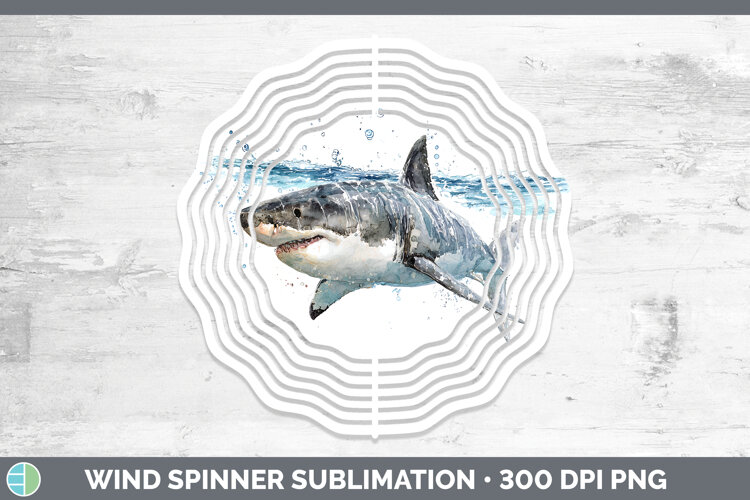 GorgeousShark Sketch Wind Spinner design.