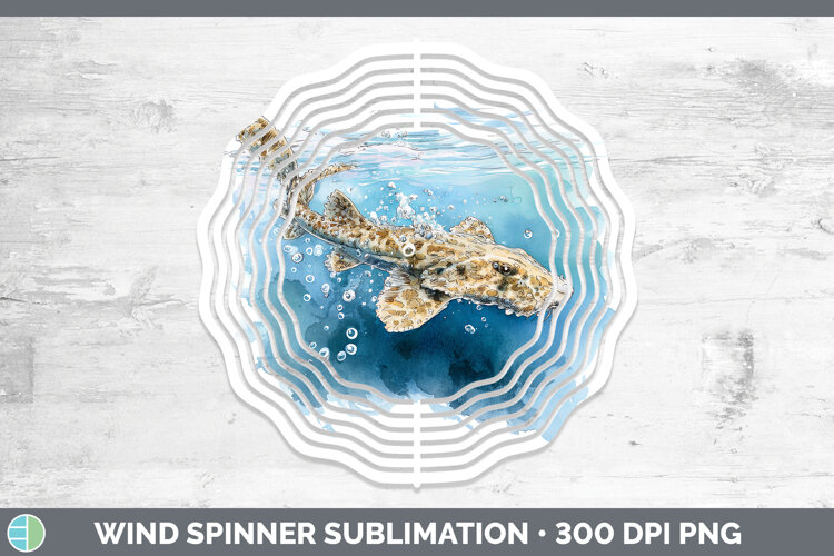 GorgeousShark Sketch Wind Spinner design.