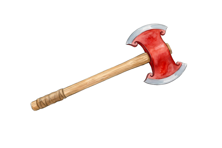 Firefighter Axe Clipart Image 15