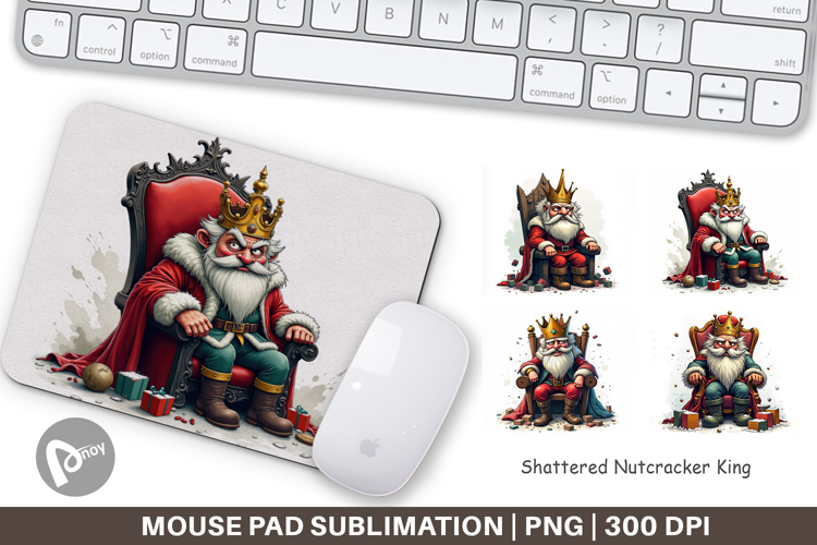 Mouse Pad Shattered Nutcracker King
