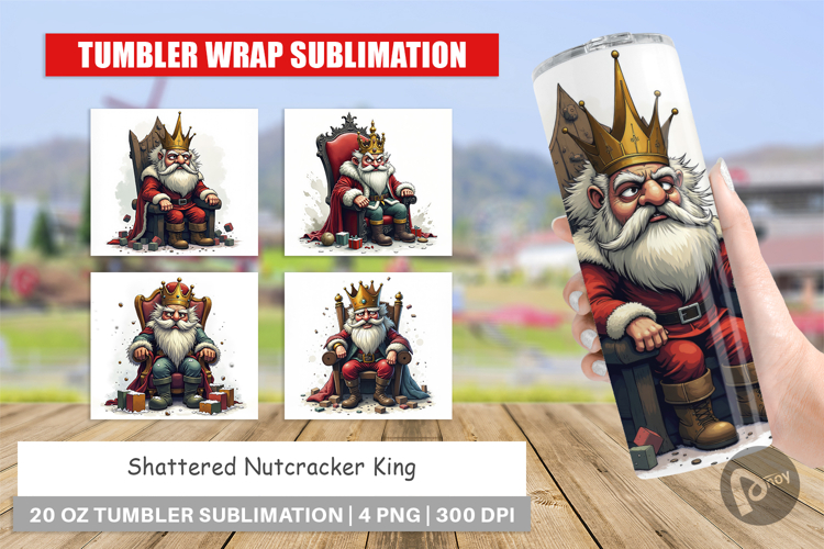 Tumbler Shattered Nutcracker King