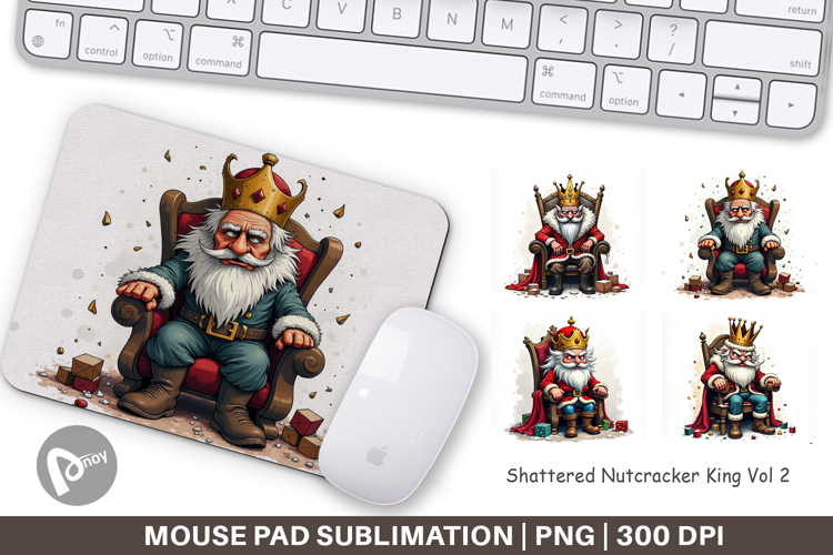 Mouse Pad Shattered Nutcracker King