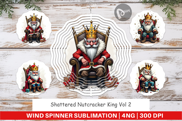 Wind Spinner Shattered Nutcracker King