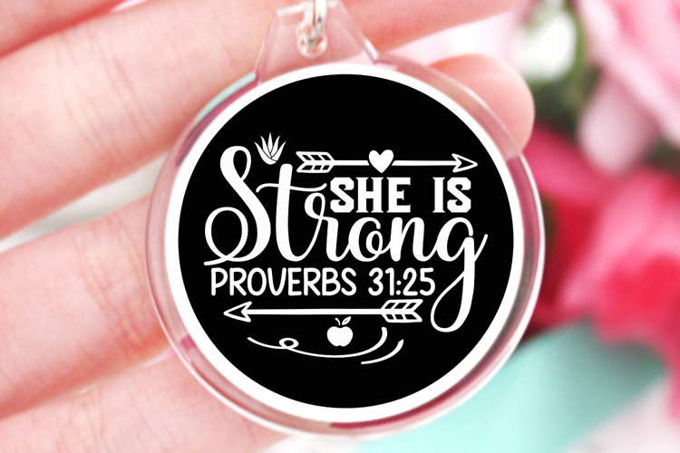 Teacher Keychain Svg Image 12
