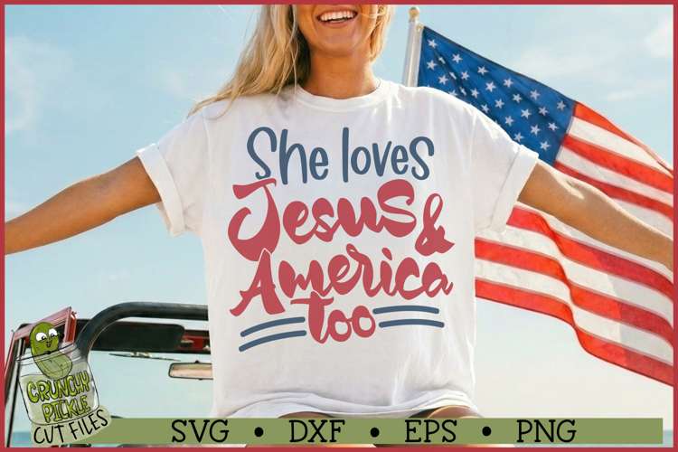 She Loves Jesus SVG File