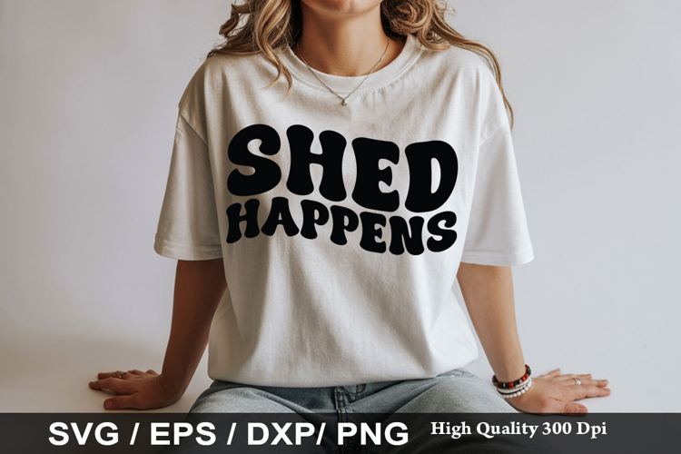 Shed happens - Dog Bandana SVG Design